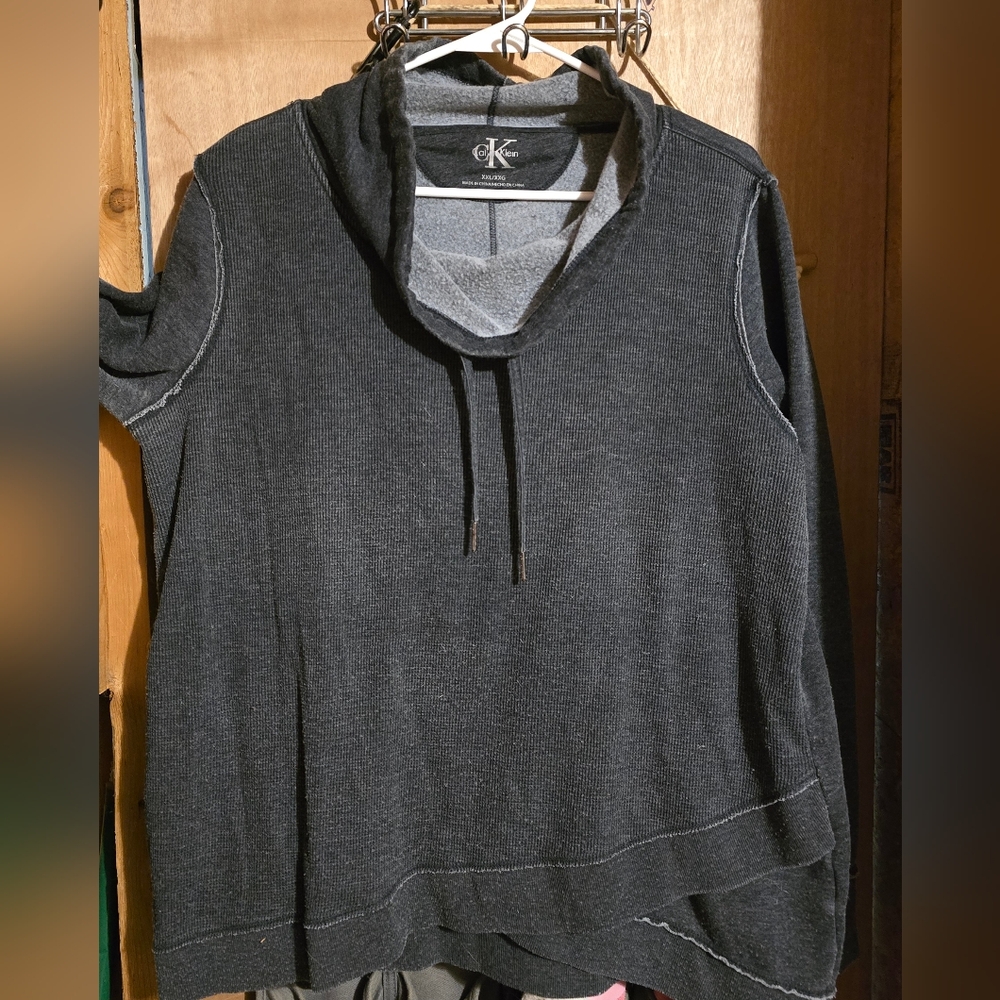 Calvin Klein Charcoal Gray pullover/jacket